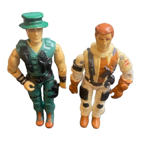 Vintage GI Joe Action Figures - 1988 Muskrat V1 and 1988 Blizzard V1 - Picture 1 of 8